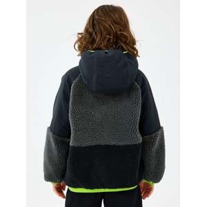 Skechers B Outdoor Fleece Full Zip Sherpa SK2520045-1602 Erkek Çocuk Mont