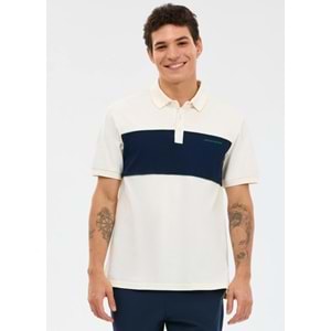Skechers S2610081-3855 M Colourblock Polo Yaka T-Shirt Erkek Tişort
