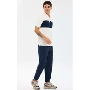 Skechers S2610081-3855 M Colourblock Polo Yaka T-Shirt Erkek Tişort