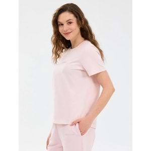 Skechers S2510029-0441 W Essential Crewneck T-Shirt Kadın Tişört