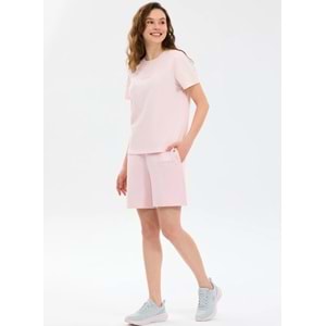 Skechers S2510029-0441 W Essential Crewneck T-Shirt Kadın Tişört