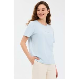 Skechers S2510029-0721 W Essential Crewneck T-Shirt Kadın Tişört