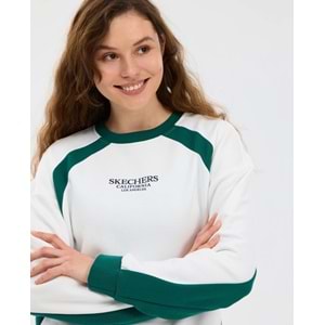 Skechers S2610028-3855 W Fleece Loose Fit Sweatshirt Kadın Sweatshirt