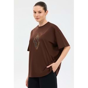 Skechers S2610050-2210 W Oversize Fit Graphic T-Shirt Kadın Tişört