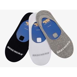Skechers S2520313-3474 U Liner No Show 3 Pack 3 Parça-Adet Unisex Çorap