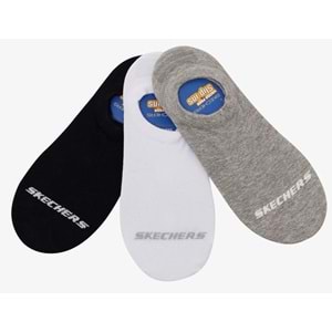 Skechers S2520314-3474 U No Show 3 Pack 3 Parça-Adet Unisex Çorap