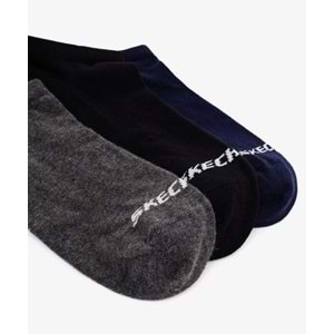 Skechers S2520315-3700 U Low Cut 3 Pack 3 Parça-Adet Unisex Çorap
