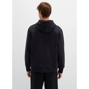 Mavi 065809-900 Logo Nakışlı Erkek Kapüşonlu Sweatshirt