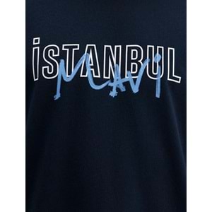 Mavi M067114-34319 İstanbul Baskılı Tişört Erkek T-Shirt