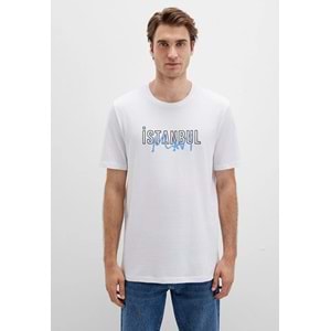 Mavi M067114-620 İstanbul Baskılı Tişört Erkek T-Shirt