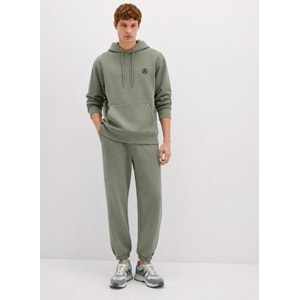 Mavi 065809-80692 Logo Nakışlı Erkek Kapüşonlu Sweatshirt