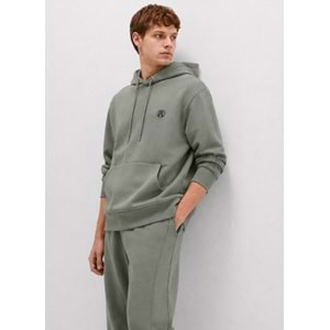 Mavi 065809-80692 Logo Nakışlı Erkek Kapüşonlu Sweatshirt