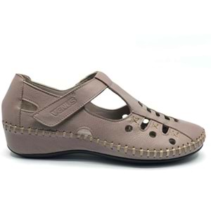 Venüs Burgi Hakiki Deri Comfort Ortopedik Kadın Sandalet