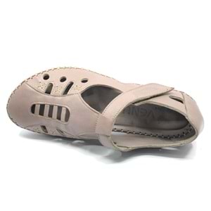 Venüs Burgi Hakiki Deri Comfort Ortopedik Kadın Sandalet