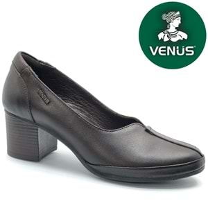 Venüs Petra Hakiki Deri Comfort Ortopedik Kadın Topuklu Ayakkabı