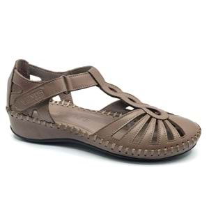 Venüs Naco Hakiki Deri Comfort Ortopedik Kadın Sandalet