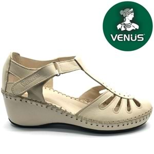 Venüs Tombatto Hakiki Deri Kadın Babet Ayakkabı