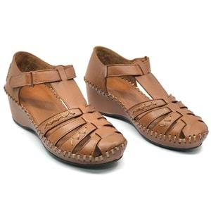 Venüs Miqula Hakiki Deri Comfort Ortopedik Kadın Sandalet