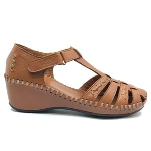 Venüs Miqula Hakiki Deri Comfort Ortopedik Kadın Sandalet