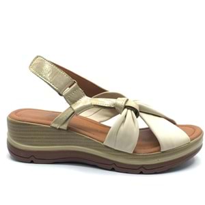 Venüs Tarda Hakiki Deri Comfort Ortopedik Kadın Sandalet