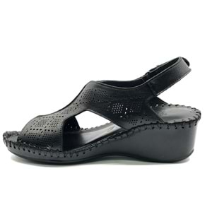 Venüs Şomali Hakiki Deri Comfort Ortopedik Kadın Sandalet