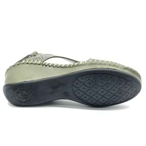 Venüs Şomali Hakiki Deri Comfort Ortopedik Kadın Sandalet