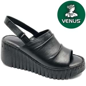 Venüs Trogi Hakiki Deri Comfort Ortopedik Kadın Sandalet