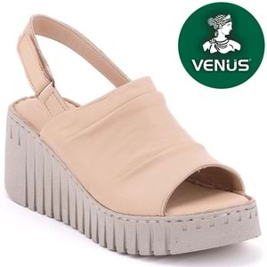 Venüs Trogi Hakiki Deri Comfort Ortopedik Kadın Sandalet