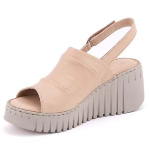 Venüs Trogi Hakiki Deri Comfort Ortopedik Kadın Sandalet