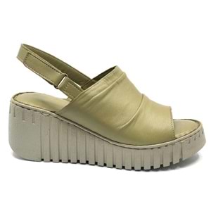 Venüs Trogi Hakiki Deri Comfort Ortopedik Kadın Sandalet