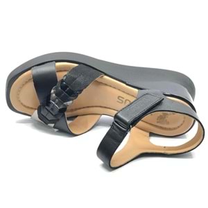 Venüs Vollig Hakiki Deri Comfort Ortopedik Kadın Sandalet