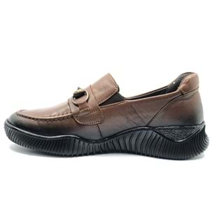 Venüs Dugu Hakiki Deri Ortopedik Casual Kadın Babet Ayakkabı