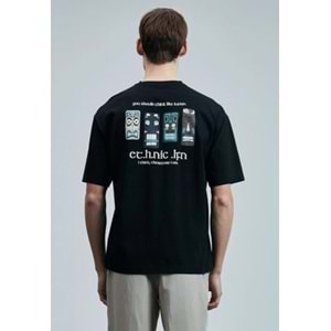 Lufian 111020248 Mask Modern Grafik T- Shirt Erkek Tişort