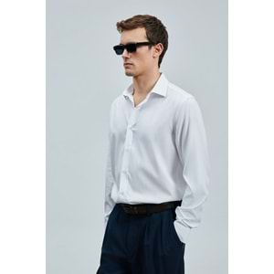 Lufian 111010636 Next Lyocell Karışımlı Gömlek Regular Fit Erkek Gömlek