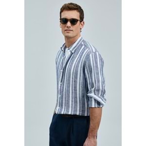 Lufian 111010640 Conroy Erkek Keten Gömlek Regular Fit Erkek Gömlek