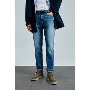 Lufian 111200188 Alesso Smart Jean Erkek Pantolon Slim Fit Erkek Kot Pantolon