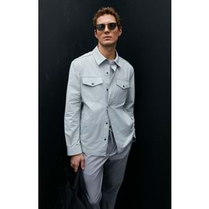 Lufian 111120067 Alex Mevsimlik İnce Yağmurluk Gömlek Erkek Mont