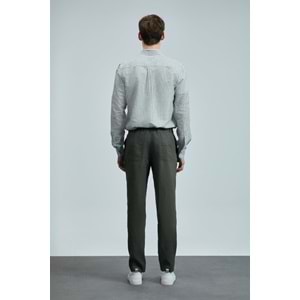 Lufian 111010631 Bert Erkek Keten Pamuklu Gömlek Regular Fit Erkek Gömlek