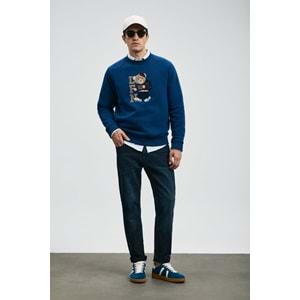 Lufian 112200235 Andrea Spor Jean Erkek Pantolon Slim Fit Erkek Kot Pantolon