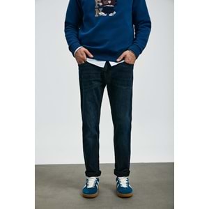 Lufian 112200235 Andrea Spor Jean Erkek Pantolon Slim Fit Erkek Kot Pantolon