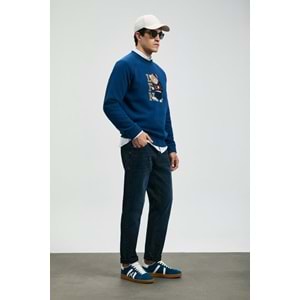 Lufian 112200235 Andrea Spor Jean Erkek Pantolon Slim Fit Erkek Kot Pantolon