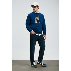 Lufian 112200235 Andrea Spor Jean Erkek Pantolon Slim Fit Erkek Kot Pantolon