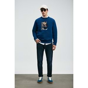 Lufian 112200235 Andrea Spor Jean Erkek Pantolon Slim Fit Erkek Kot Pantolon