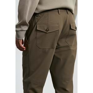 Lufian 112190346 Tom Fashion Slim Fit İçi Polarlı Kargo Pantolonu Erkek Pantolon