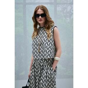 Lufian 121280006 Karmına Kadın Bluz T-Shirt Kadın Tişört