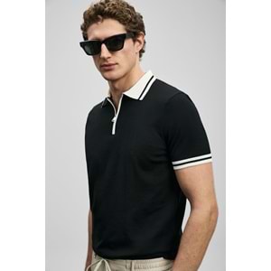 Lufian 111090138 Dean Modal Karışımlı Kazak Erkek Polo Tişört Erkek Tişort