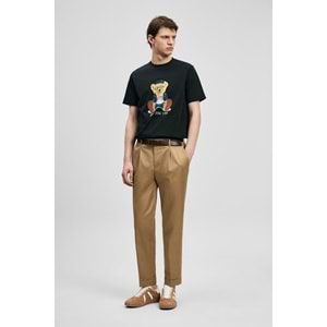 Lufian 111020305 Teddy Modern Grafik T- Shirt Erkek T-Shirt