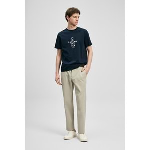 Lufian 111020307 Sımbad Modern Grafik T- Shirt Erkek T-Shirt