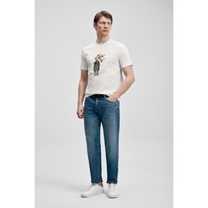 Lufian 111020292 Duck Modern Grafik T-Shirt Erkek Tişort