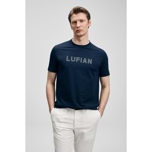 Lufian 111020280 Oscar Modern Grafik T- Shirt Tişört Erkek Tişort